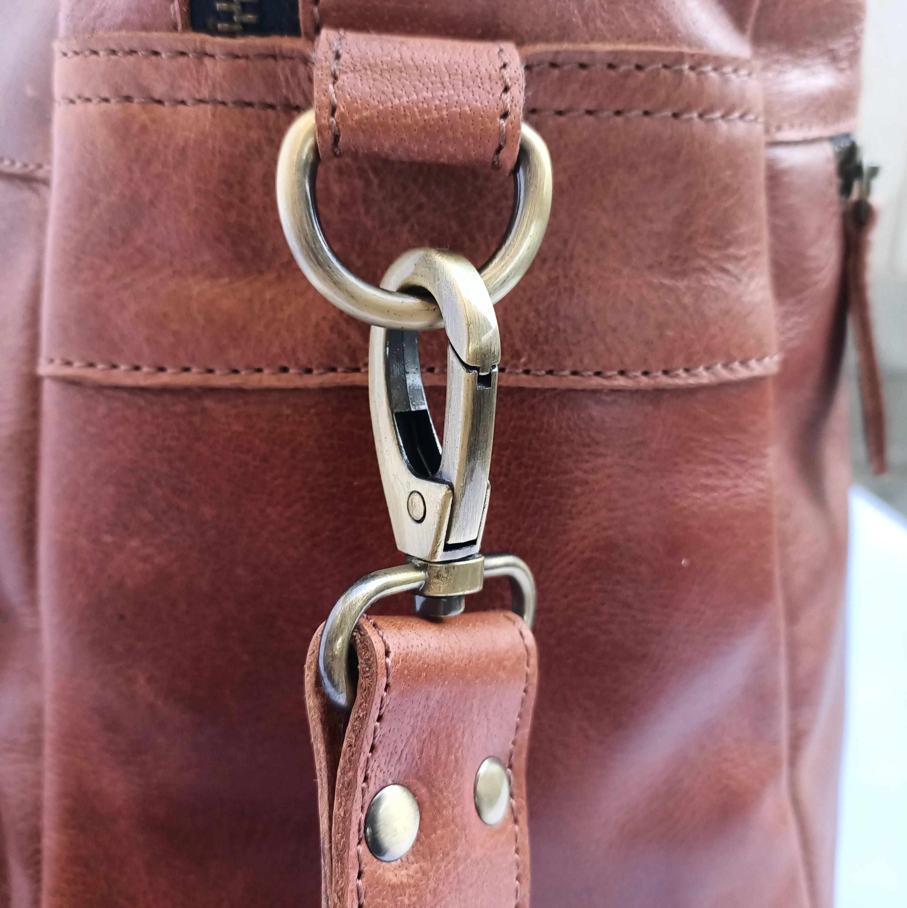 Rustic Brown Portfolio Bag