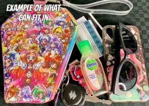 Sailor moon fan art wristlet bag