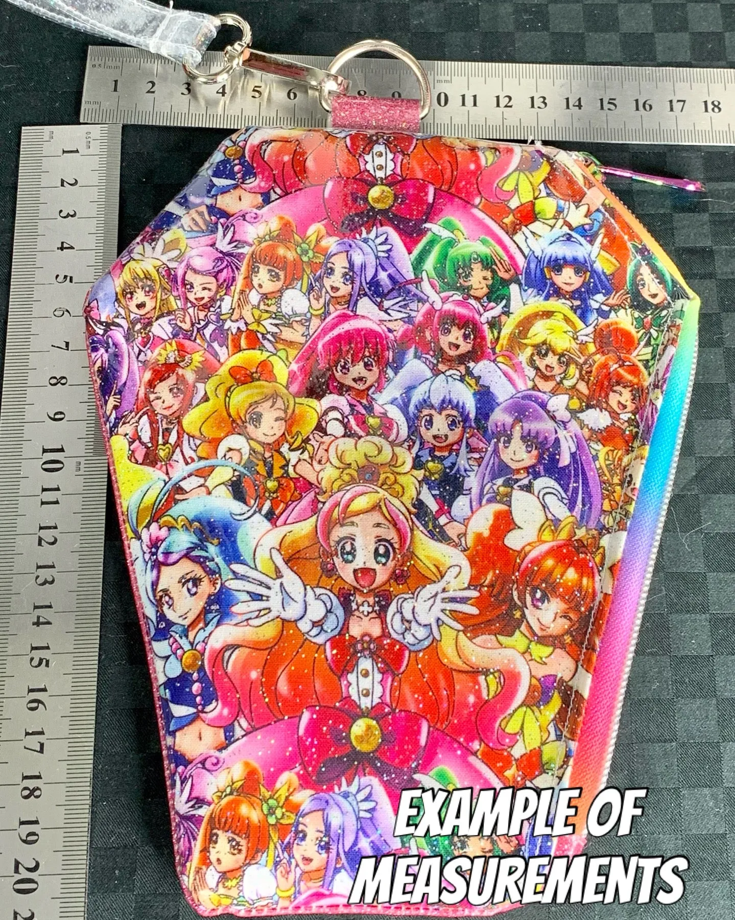 Sailor moon fan art wristlet bag