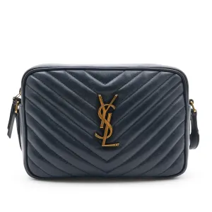 Saint Laurent Lou Camera Bag in Navy