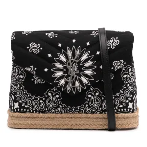Saint Laurent Toy Cotton Bandana Print Loulou Crossbody