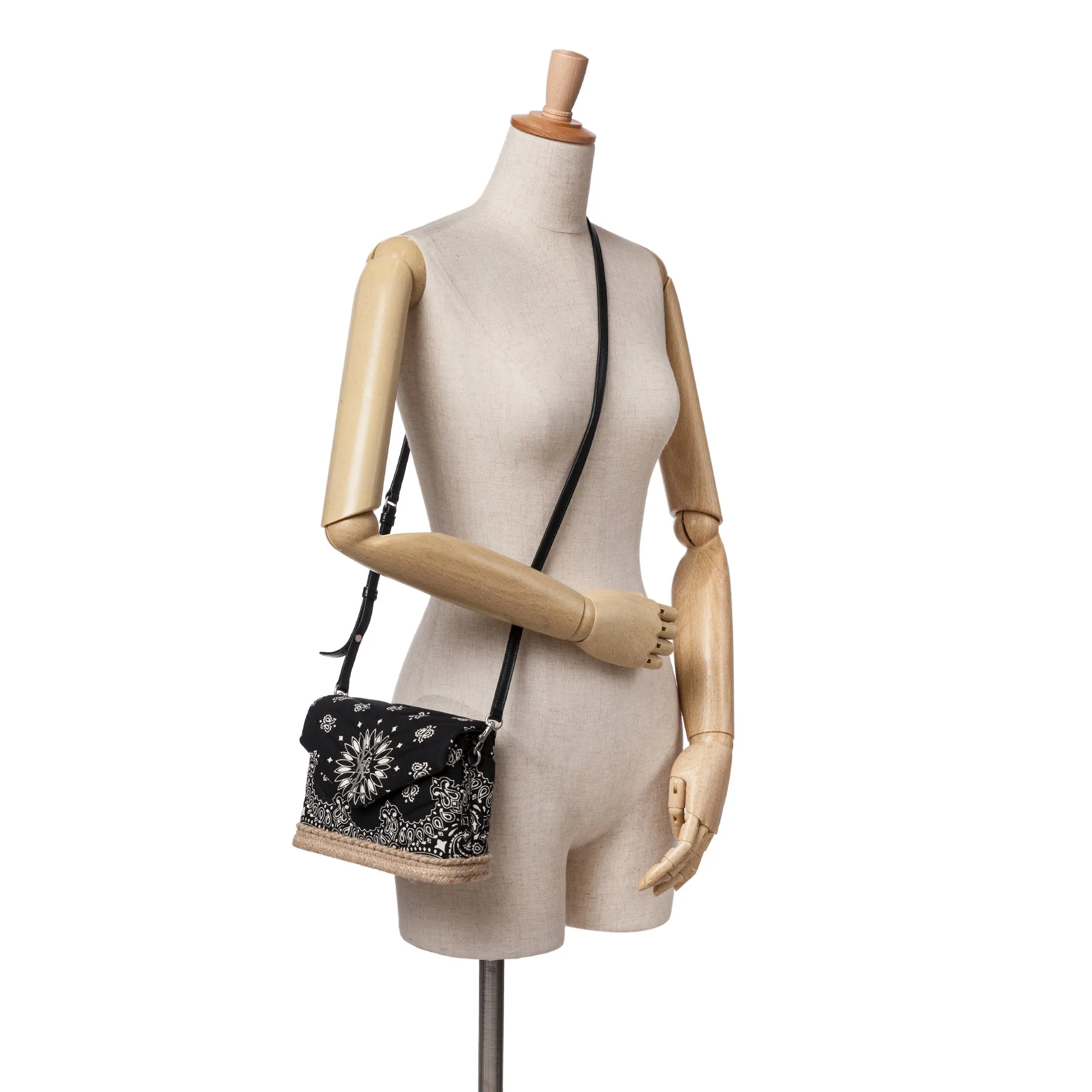 Saint Laurent Toy Cotton Bandana Print Loulou Crossbody