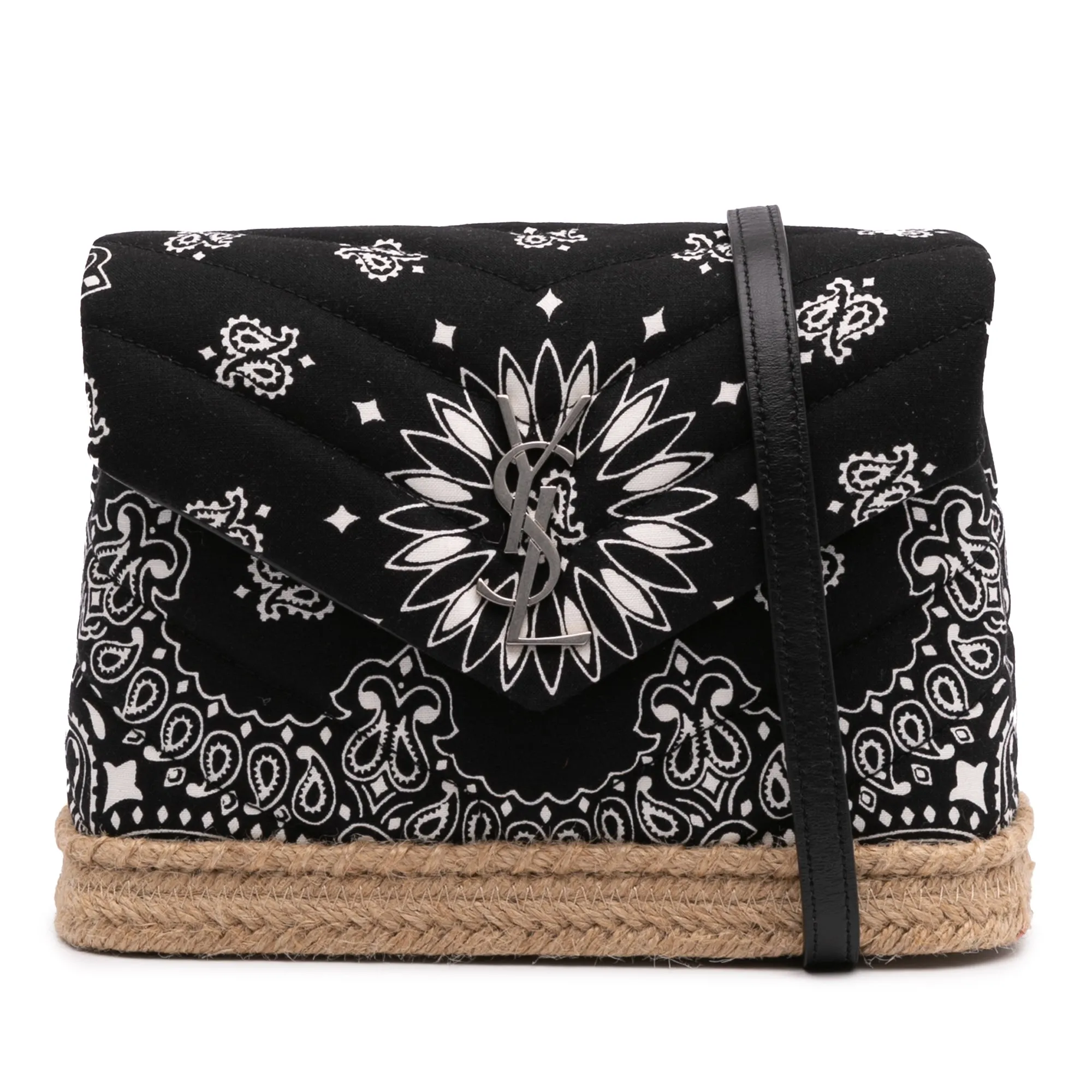 Saint Laurent Toy Cotton Bandana Print Loulou Crossbody