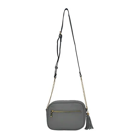 SALE! Gray Chic Faux Leather NGIL Crossbody Bag