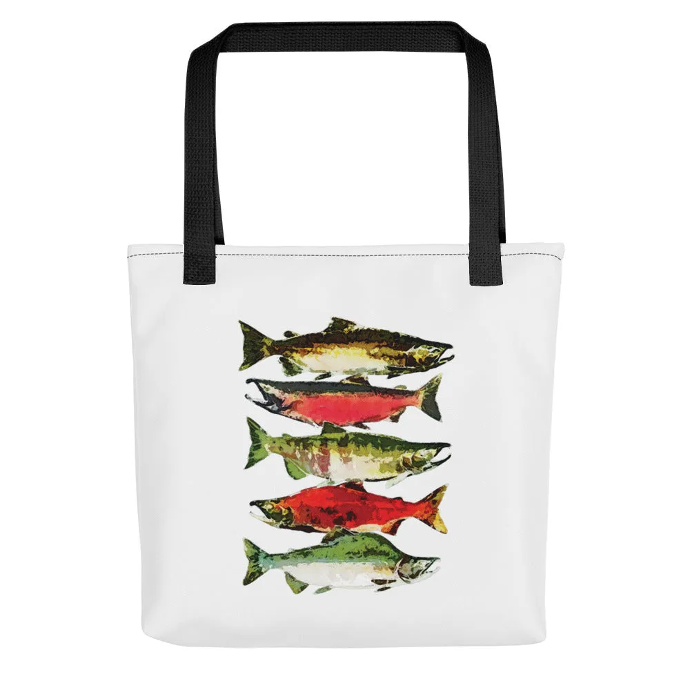 Salmon Series Tote Bag