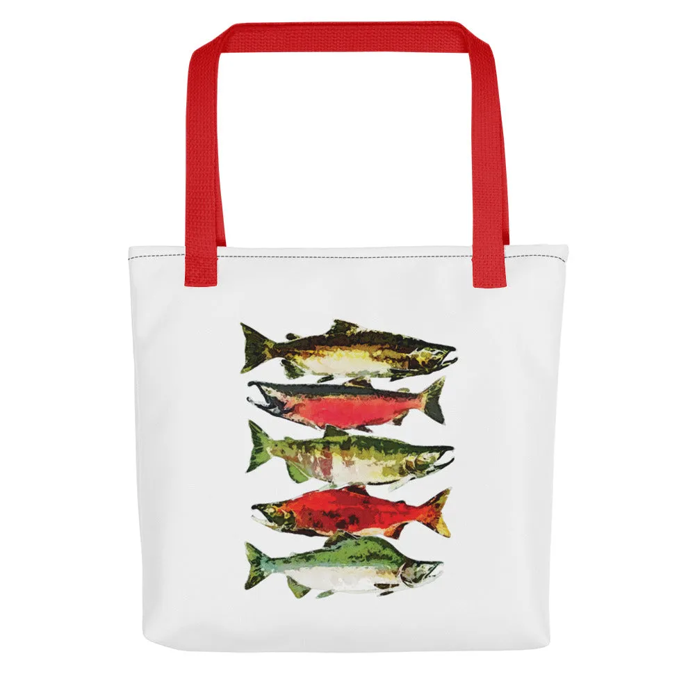 Salmon Series Tote Bag