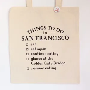 San Francisco tote bag, San Francisco foods gift idea, San Francisco souvenir