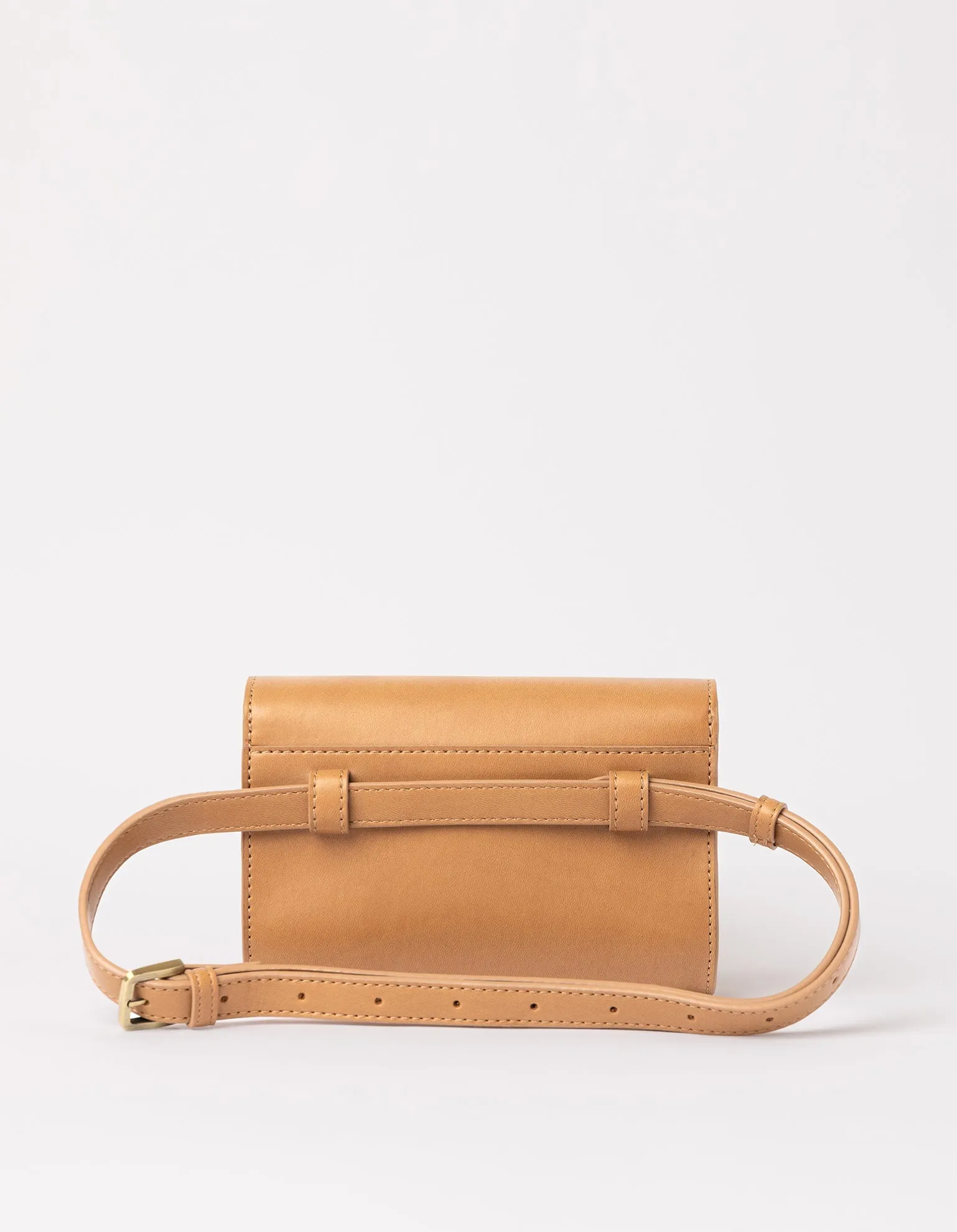 Sanne Apple Leather Vegan Belt Bag | Cognac