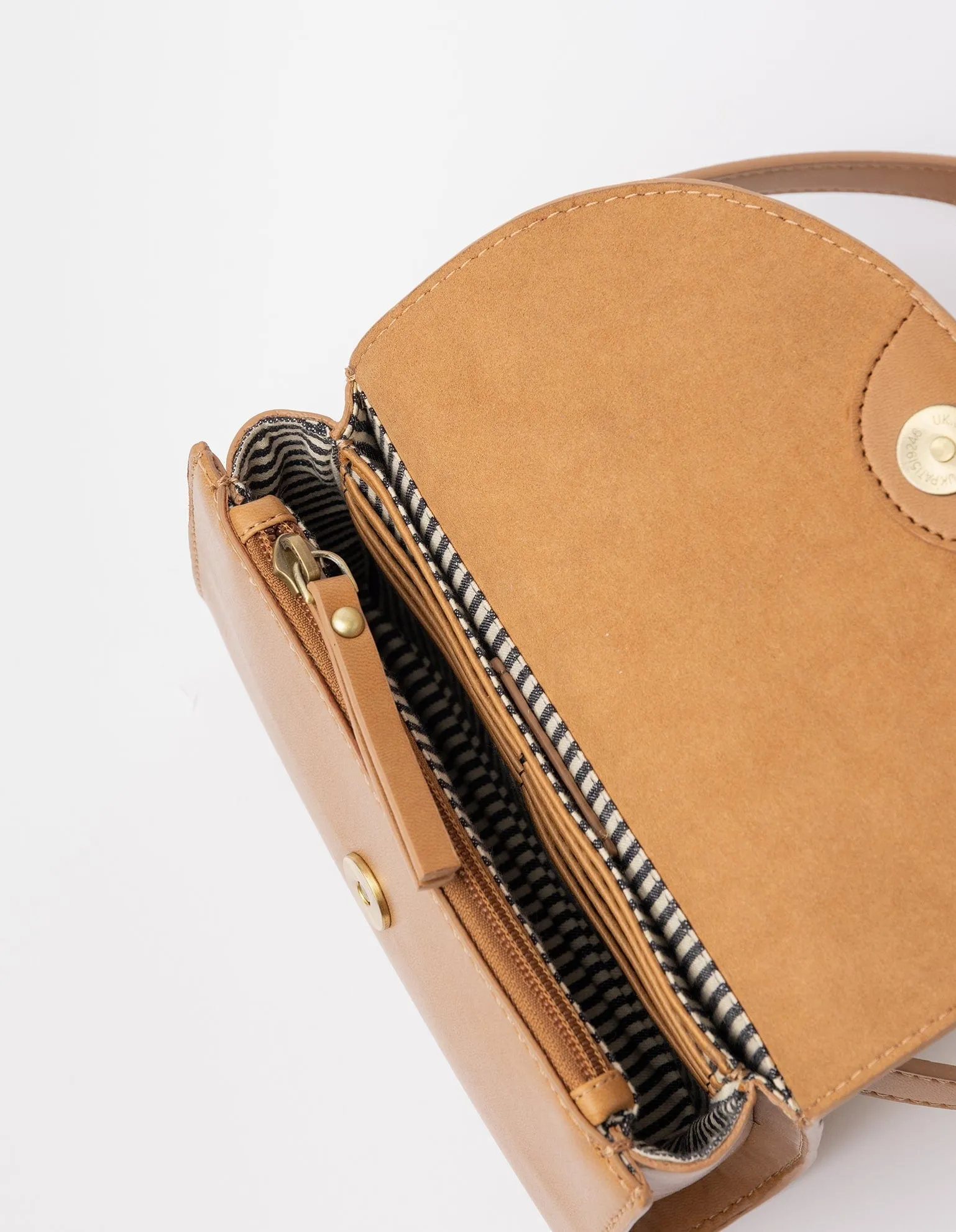 Sanne Apple Leather Vegan Belt Bag | Cognac