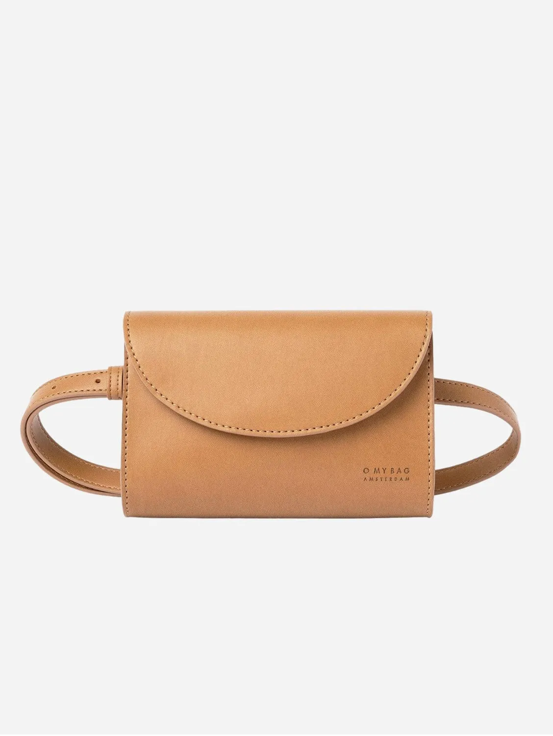 Sanne Apple Leather Vegan Belt Bag | Cognac