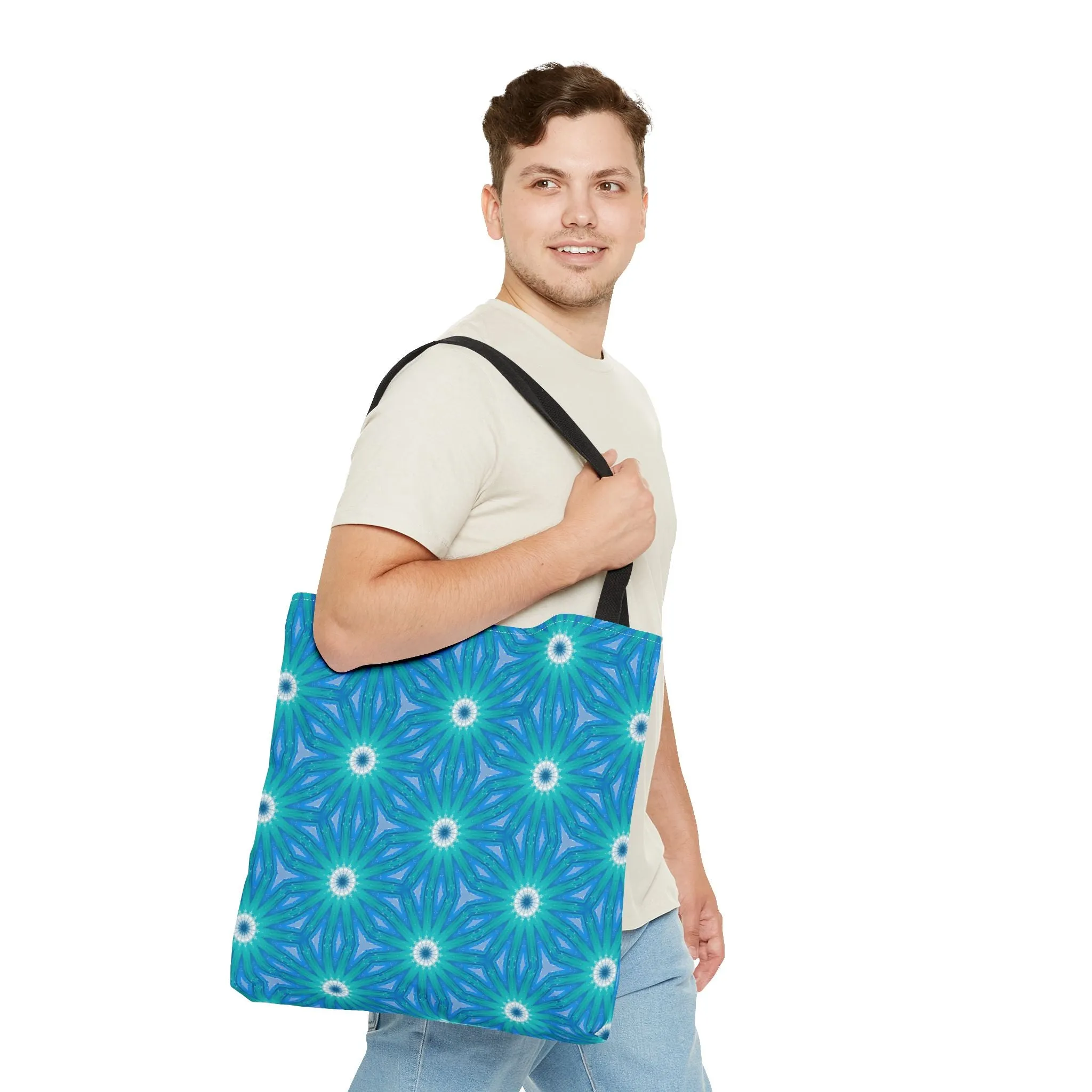Sapphire Nebula Tote Bag - Starry Style on Your Shoulder - Universe at Your Fingertips! Available in 3 sizes.