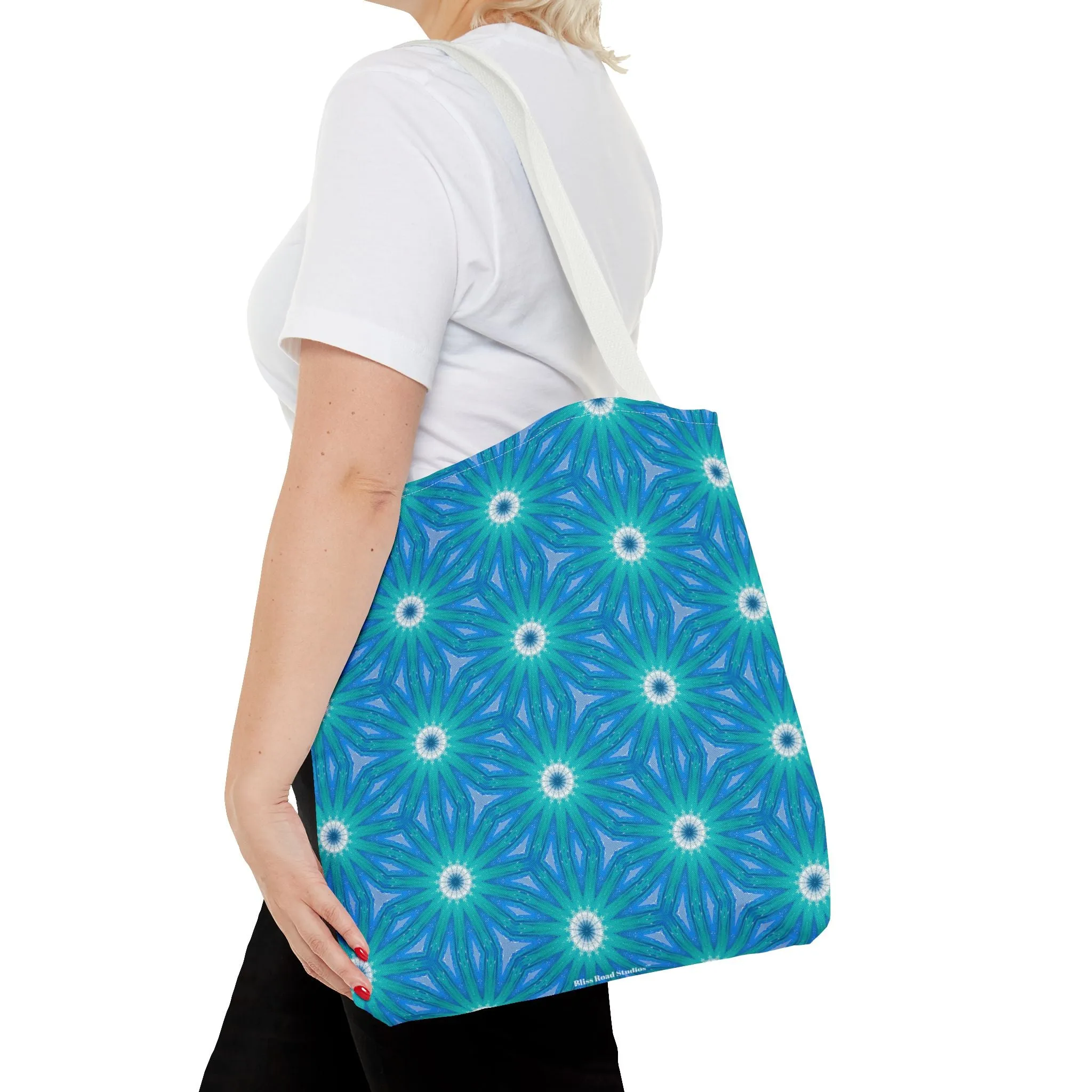 Sapphire Nebula Tote Bag - Starry Style on Your Shoulder - Universe at Your Fingertips! Available in 3 sizes.