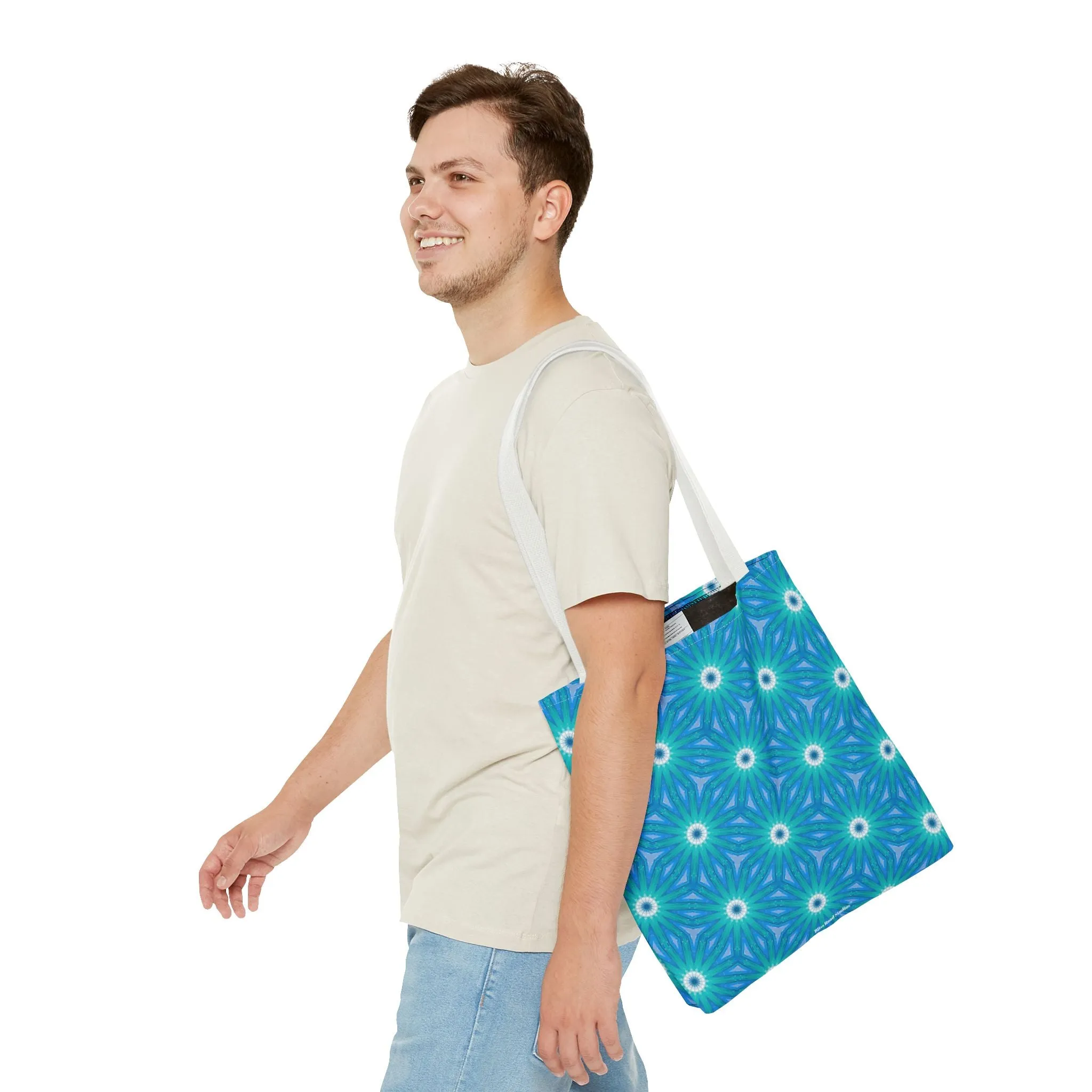 Sapphire Nebula Tote Bag - Starry Style on Your Shoulder - Universe at Your Fingertips! Available in 3 sizes.