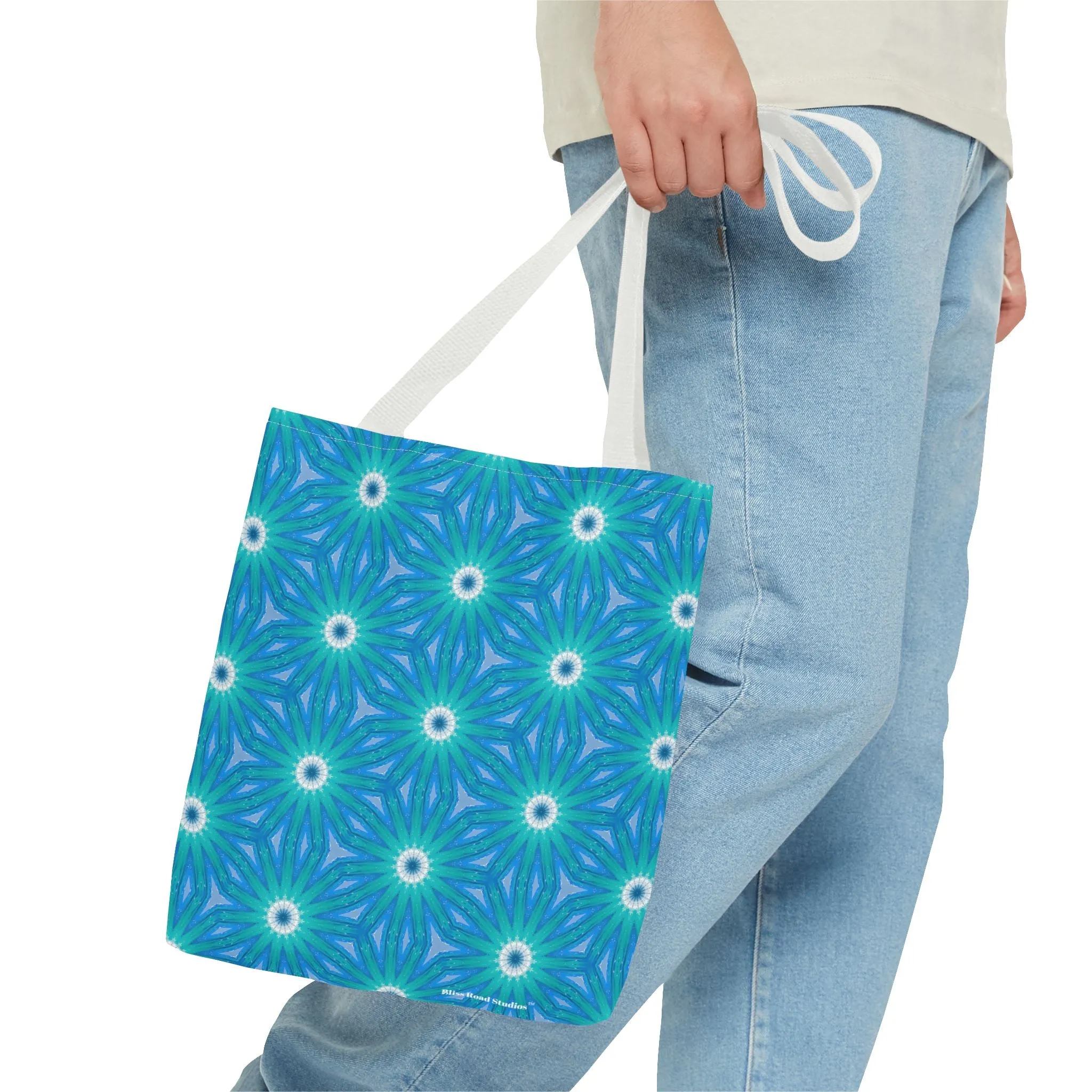 Sapphire Nebula Tote Bag - Starry Style on Your Shoulder - Universe at Your Fingertips! Available in 3 sizes.
