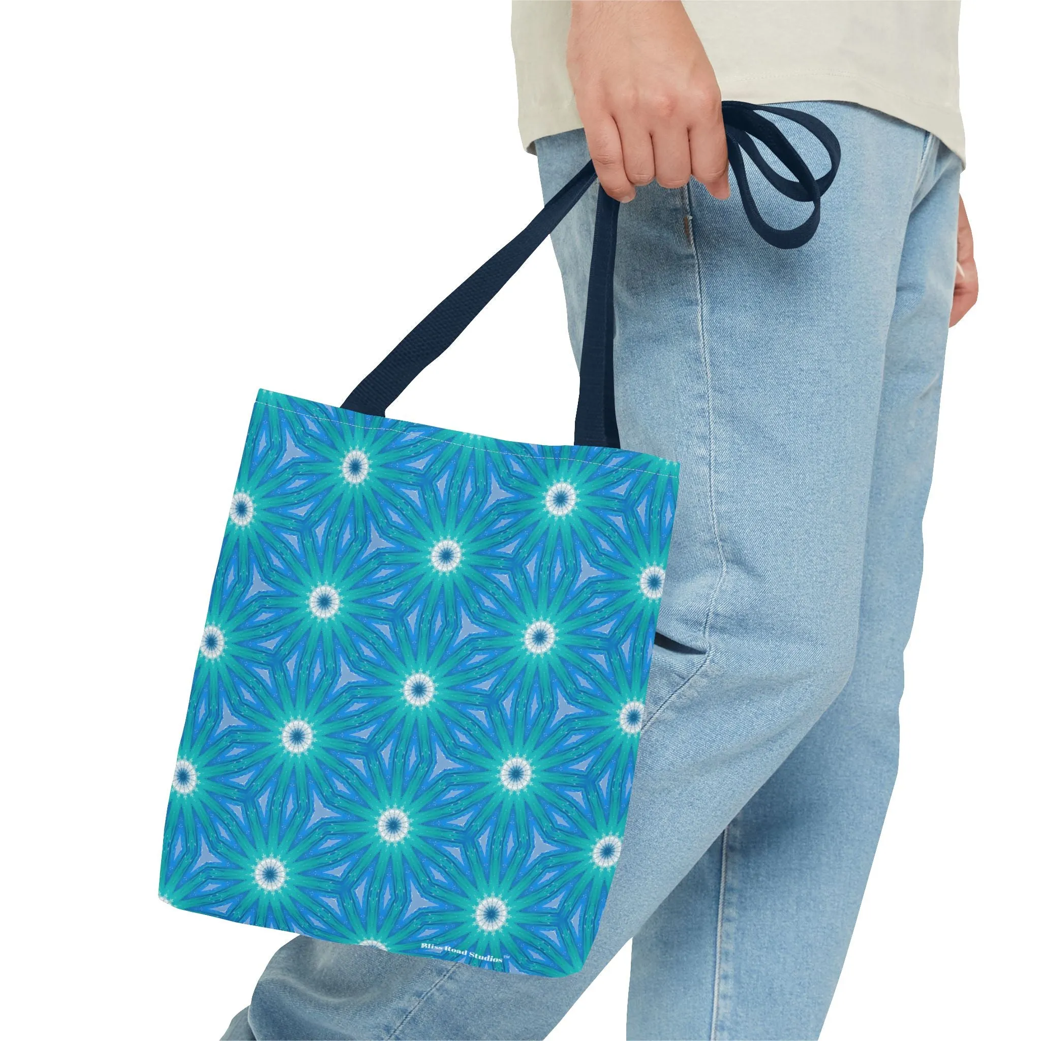 Sapphire Nebula Tote Bag - Starry Style on Your Shoulder - Universe at Your Fingertips! Available in 3 sizes.