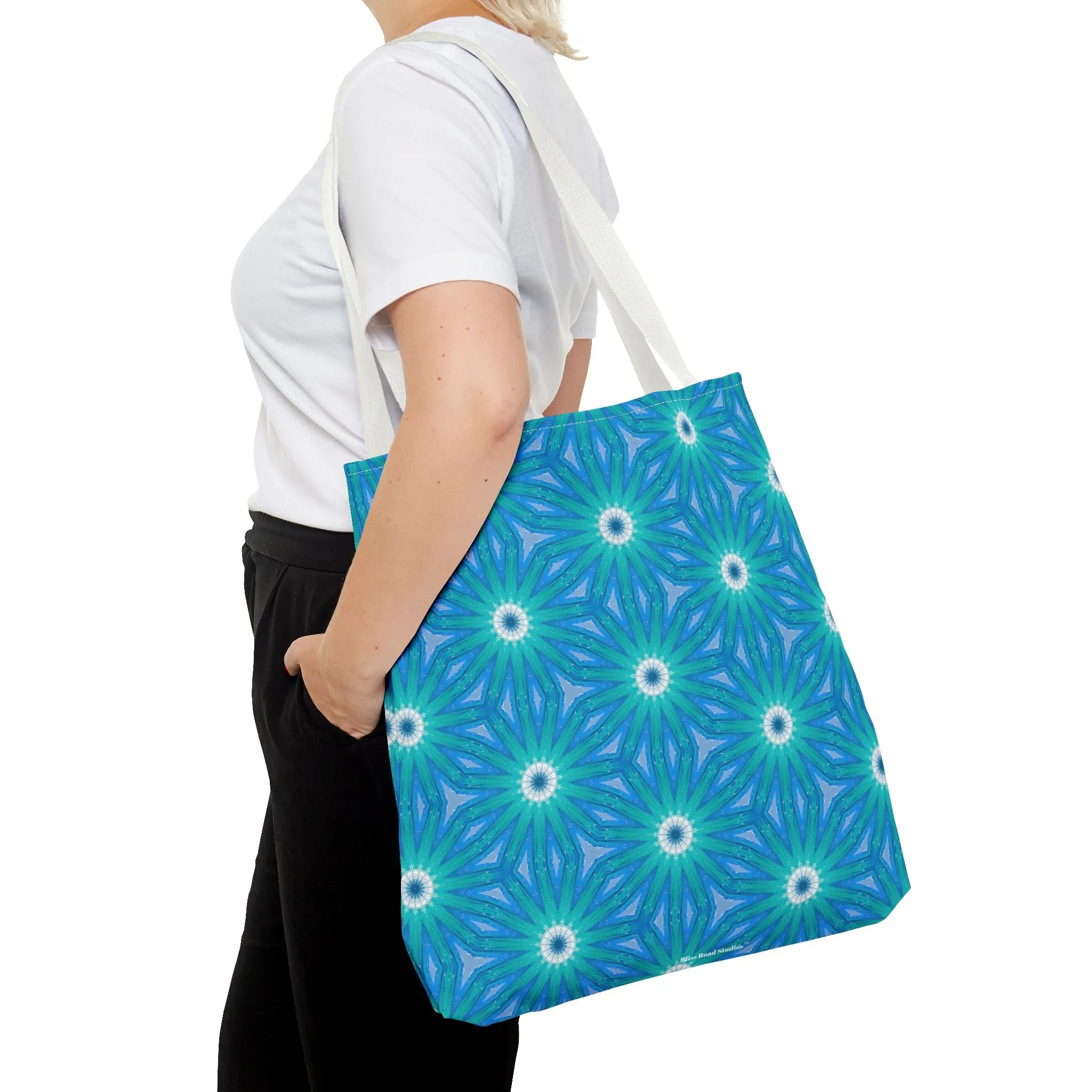 Sapphire Nebula Tote Bag - Starry Style on Your Shoulder - Universe at Your Fingertips! Available in 3 sizes.
