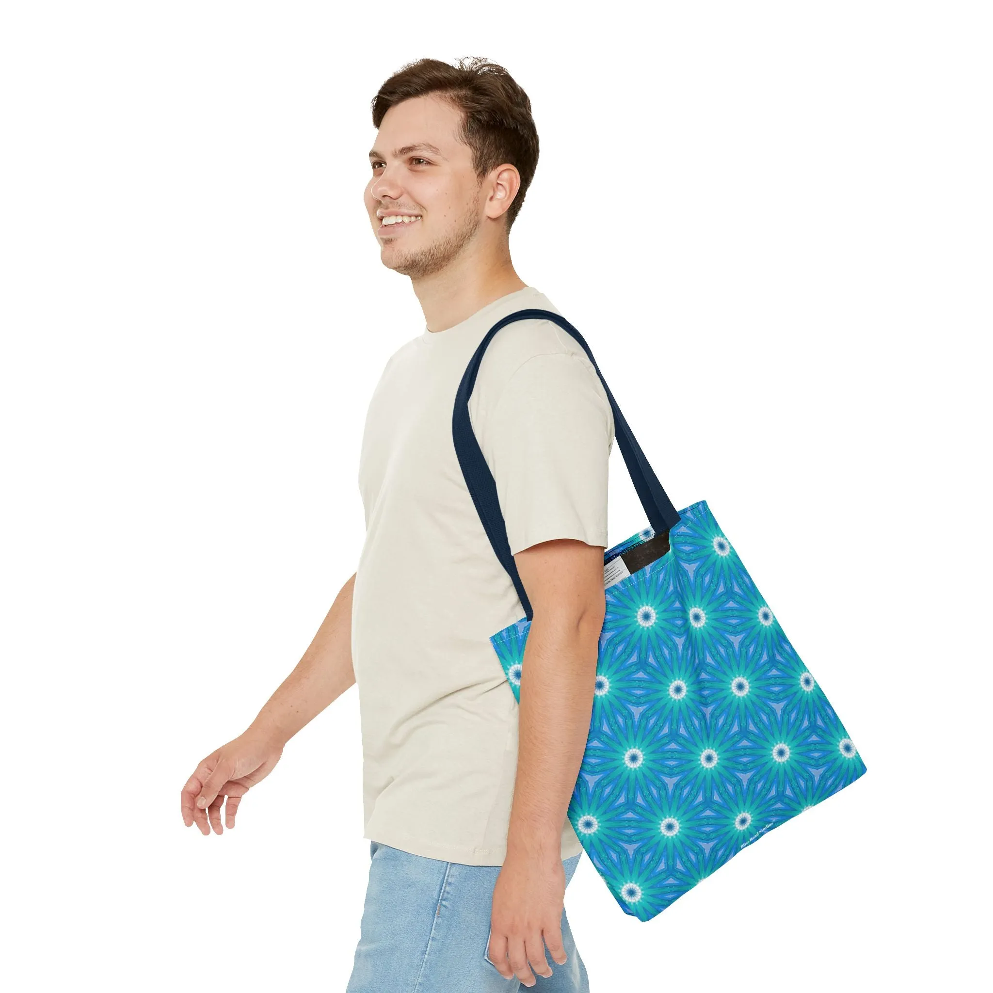 Sapphire Nebula Tote Bag - Starry Style on Your Shoulder - Universe at Your Fingertips! Available in 3 sizes.