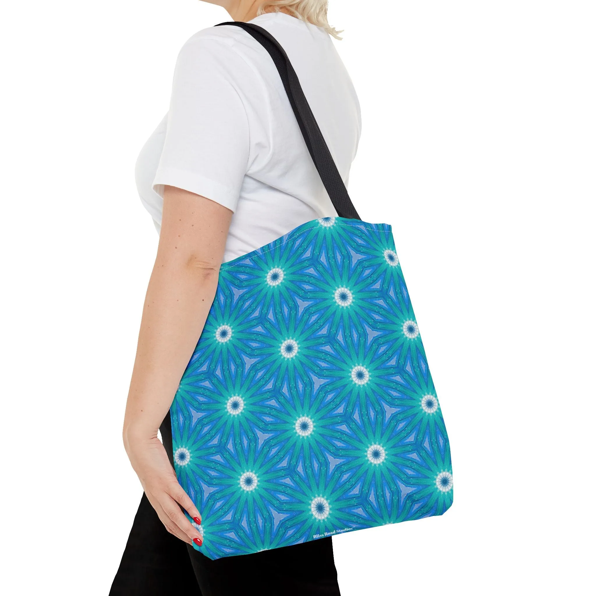Sapphire Nebula Tote Bag - Starry Style on Your Shoulder - Universe at Your Fingertips! Available in 3 sizes.