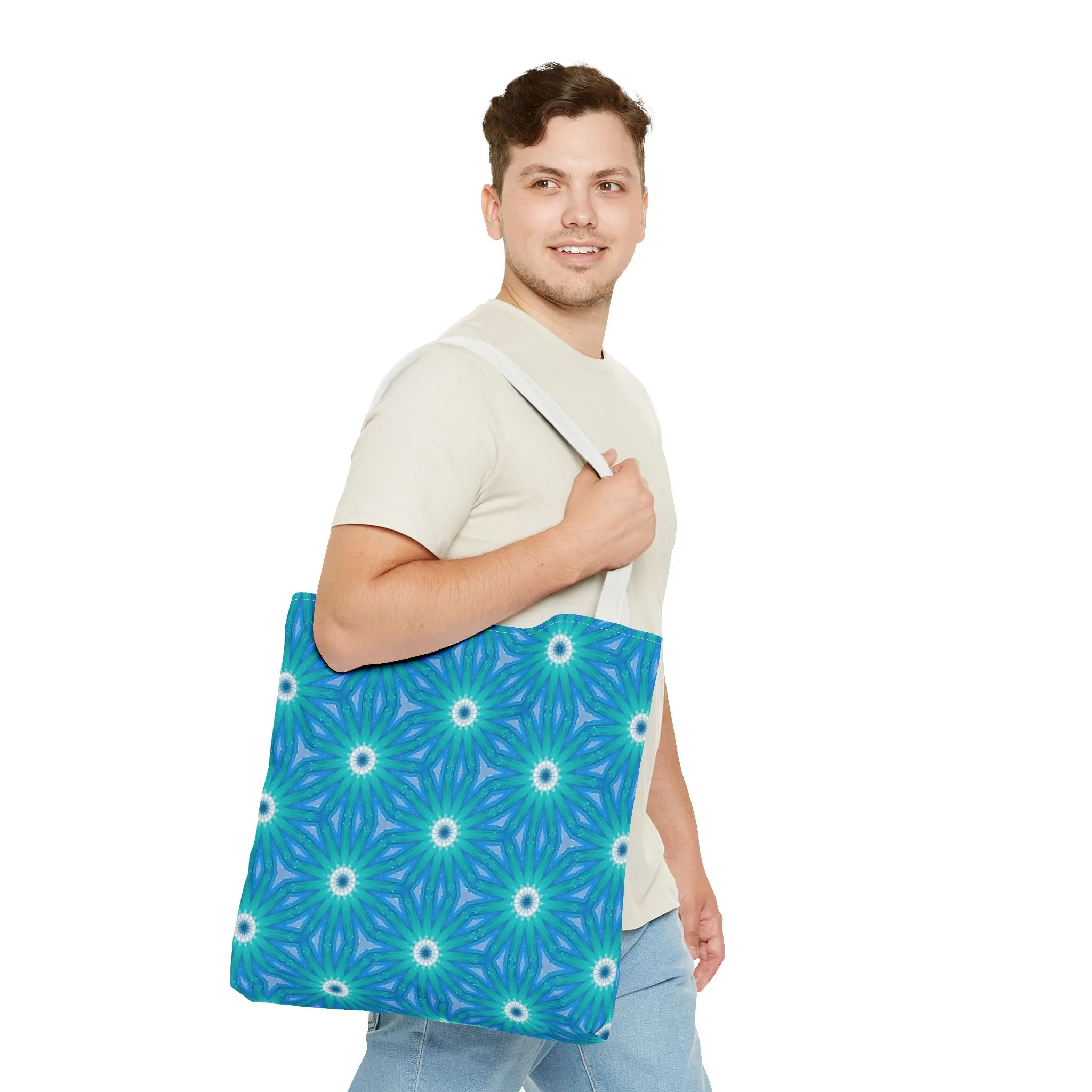 Sapphire Nebula Tote Bag - Starry Style on Your Shoulder - Universe at Your Fingertips! Available in 3 sizes.