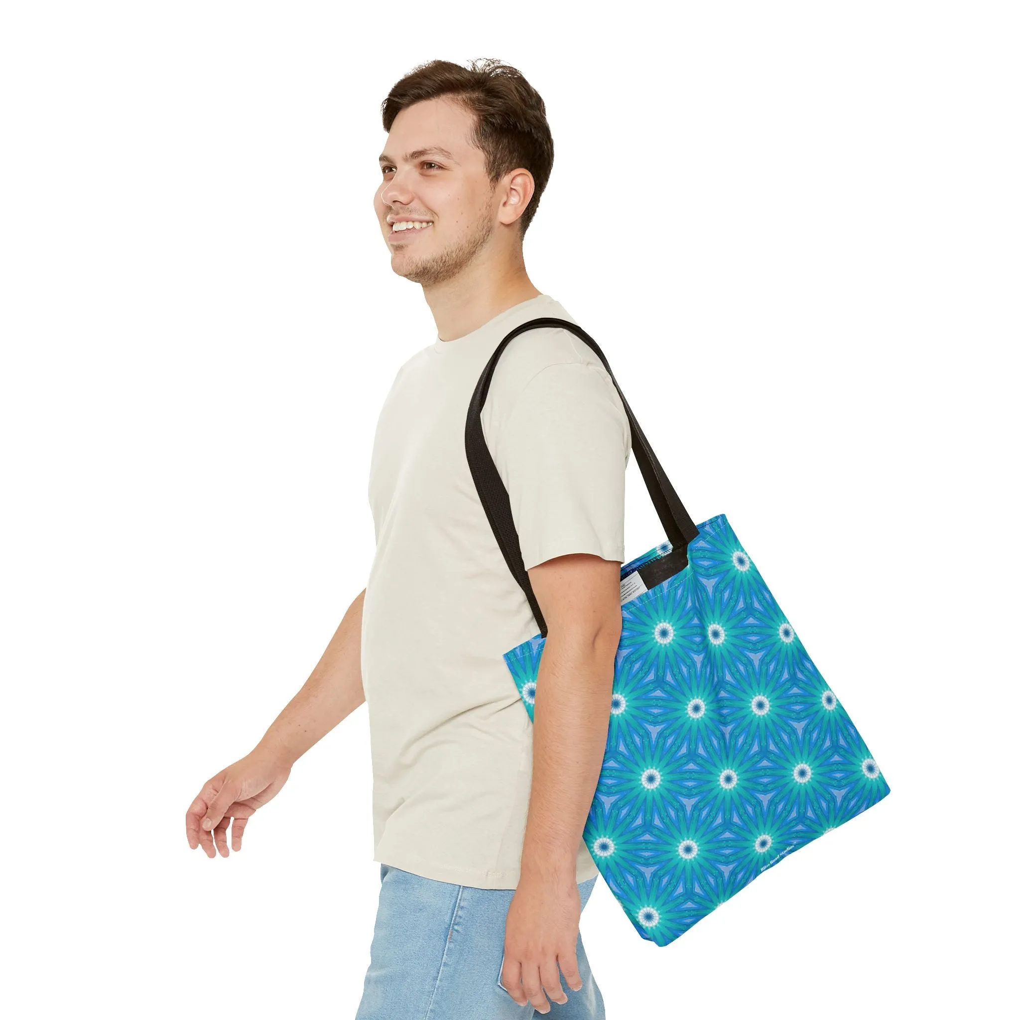 Sapphire Nebula Tote Bag - Starry Style on Your Shoulder - Universe at Your Fingertips! Available in 3 sizes.