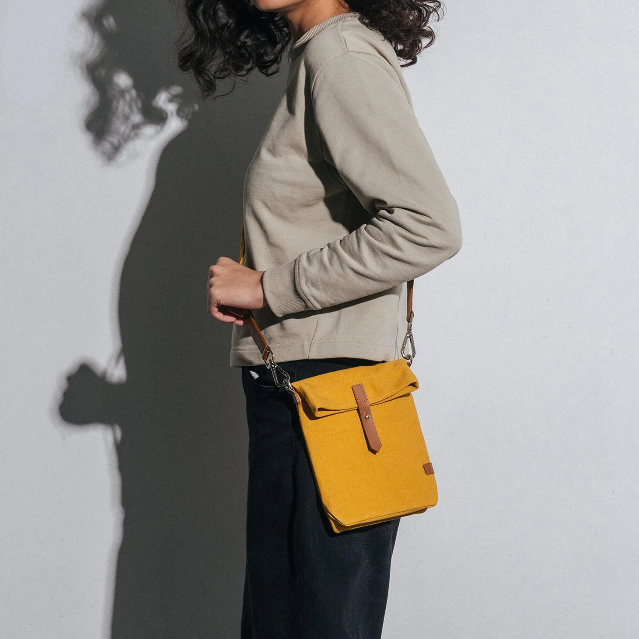 Scout Crossbody Bag, Mustard Yellow