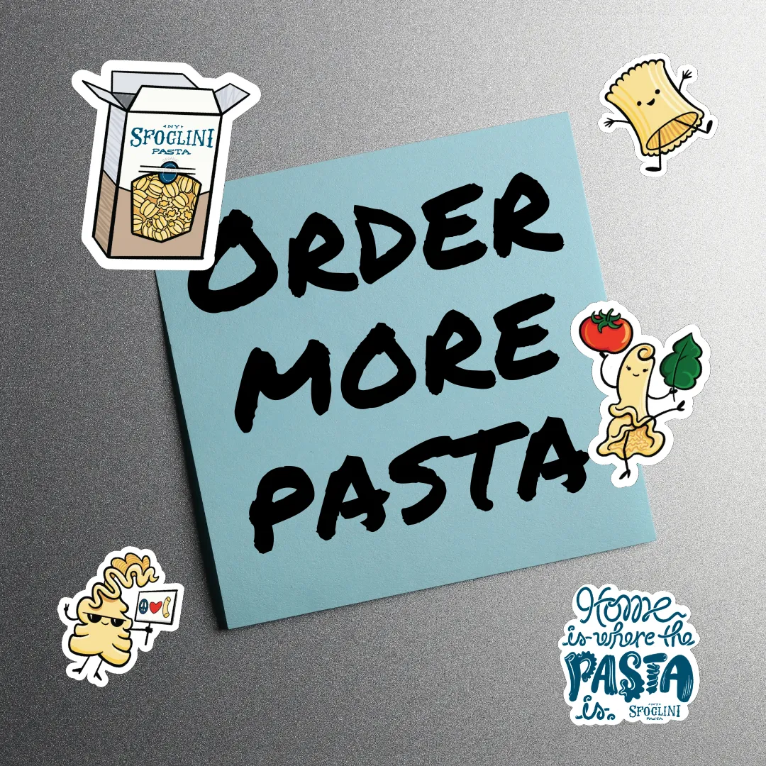 Sfoglini Fridge Magnets & Vinyl Stickers