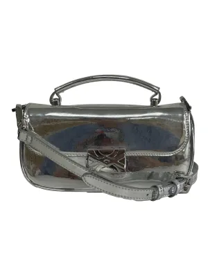 Silver Crossbody Bag