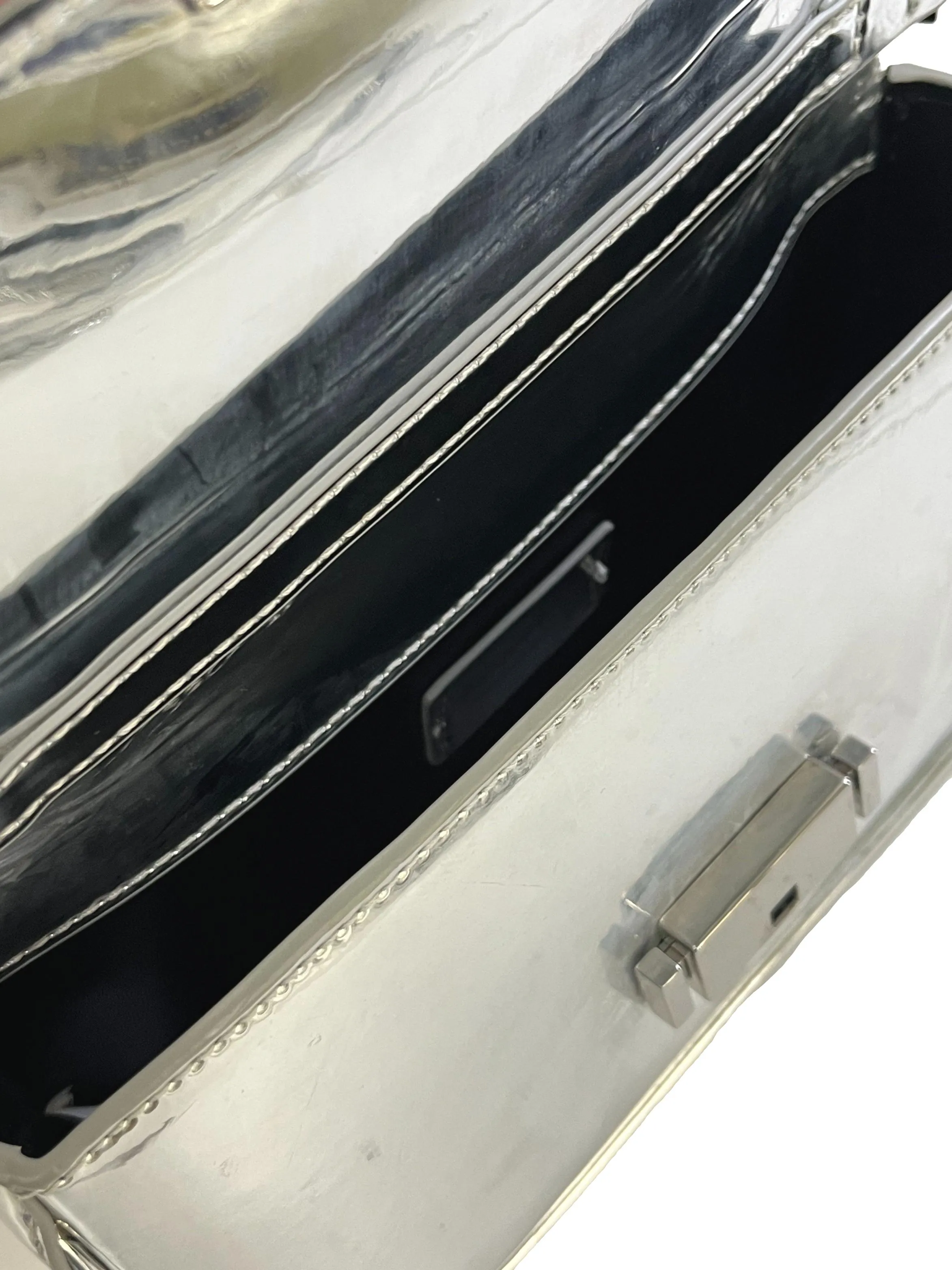 Silver Crossbody Bag