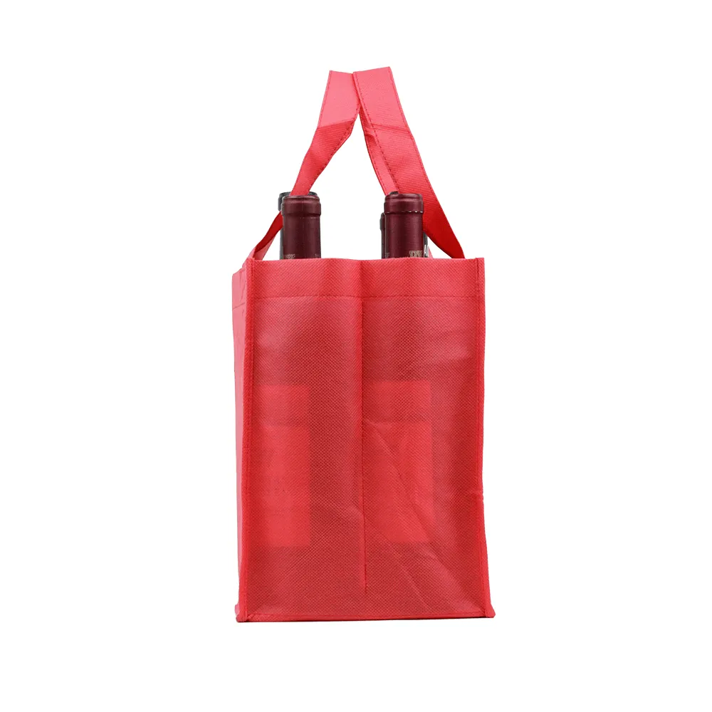 Six Bottle Wine Tote, Reverse Reinforced Handles *Fully Customizable*