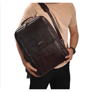 Skier Leather Backpack