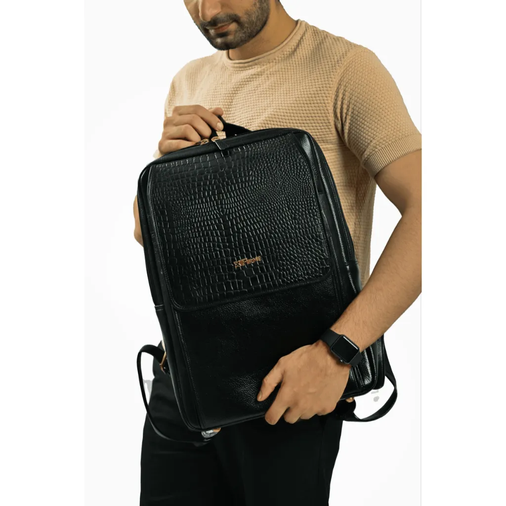 Skier Leather Backpack