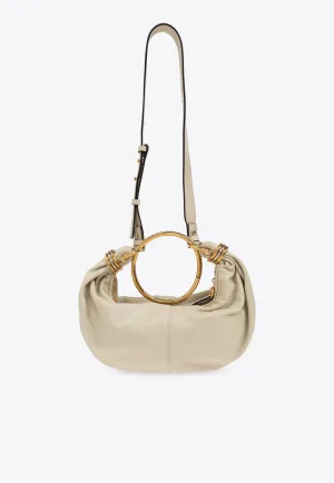 Small Bracelet Leather Crossbody Bag
