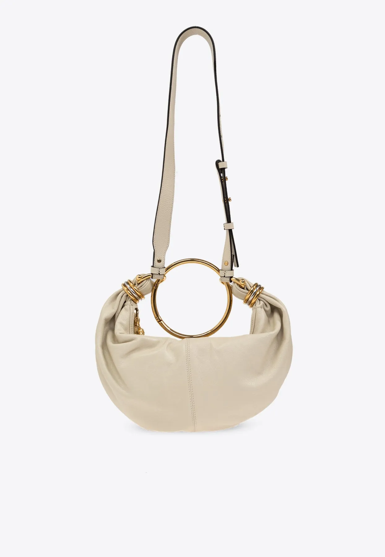 Small Bracelet Leather Crossbody Bag