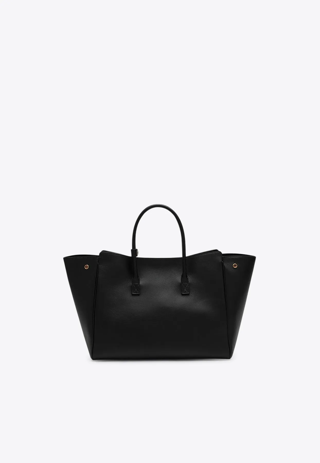 Small Hampton Calf Leather Tote Bag
