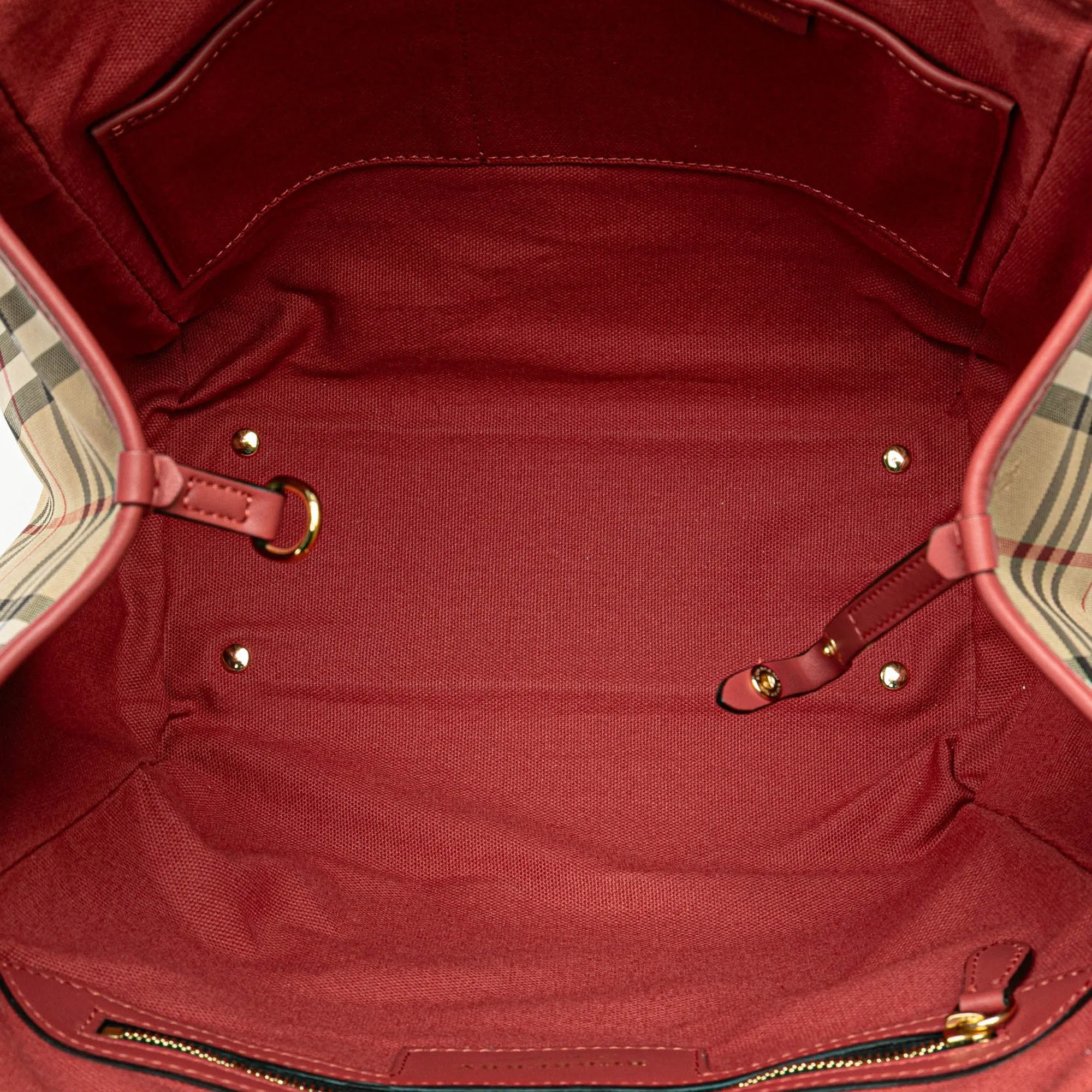 Small Haymarket Check Canvas Canterbury Tote
