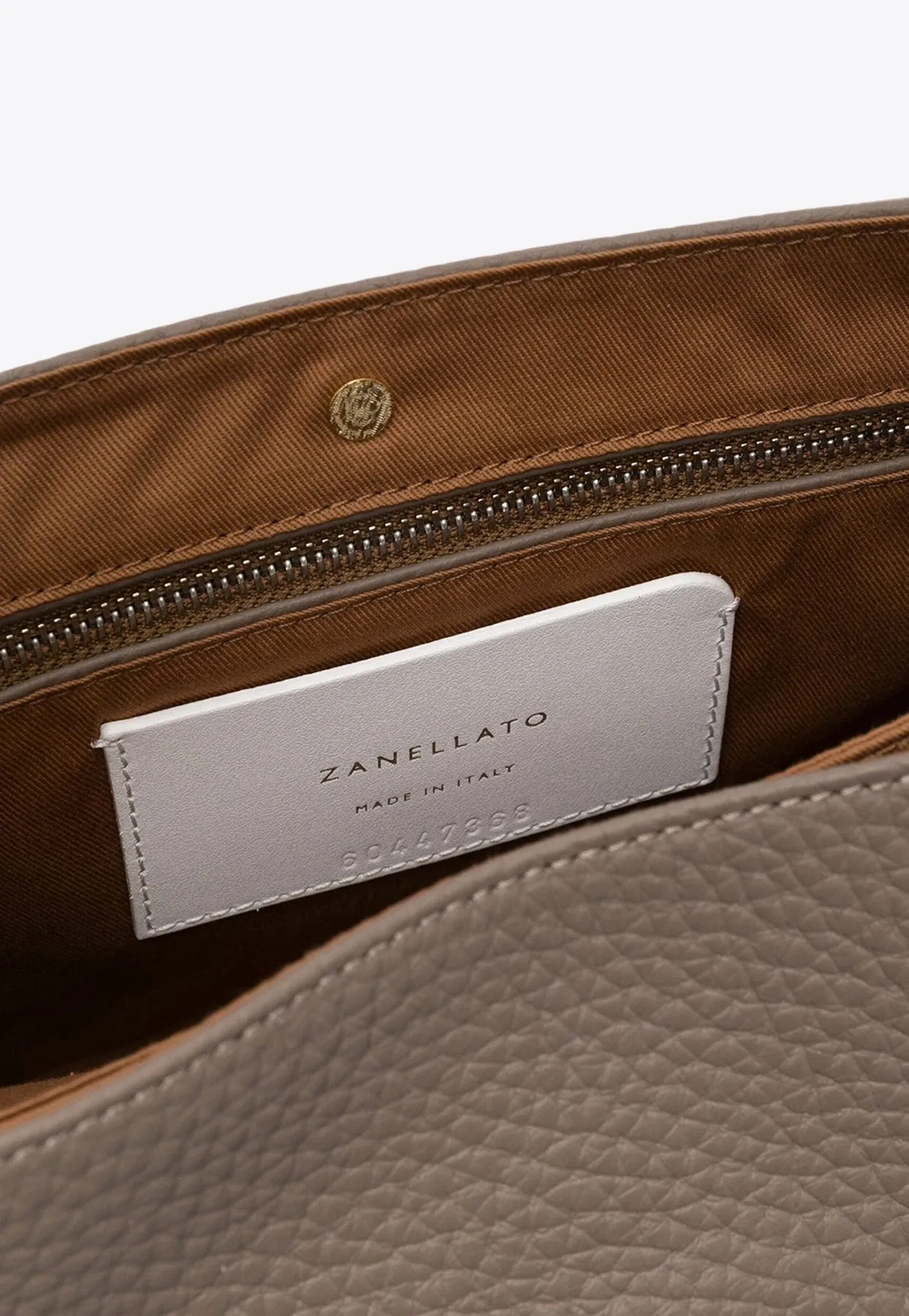 Small Postina Leather Shoulder Bag
