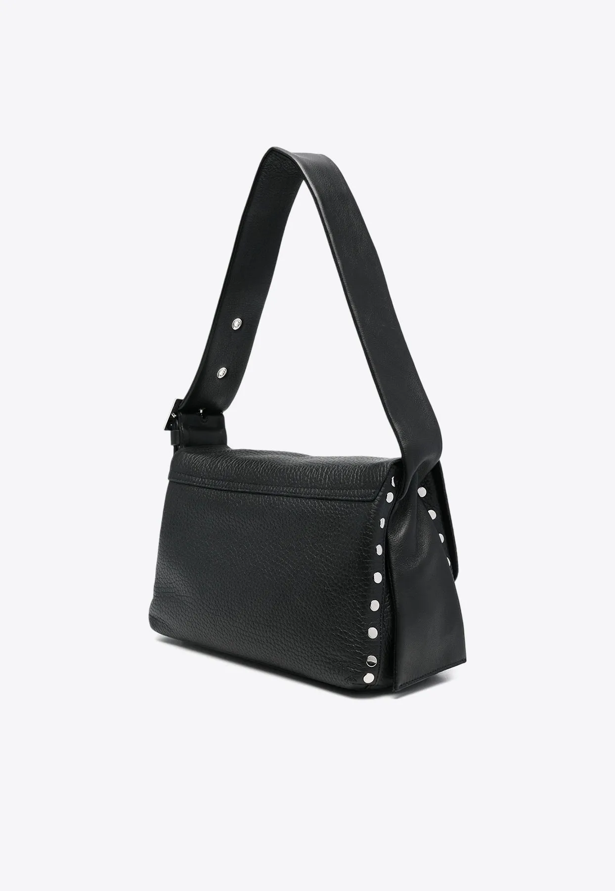 Small Postina Leather Shoulder Bag