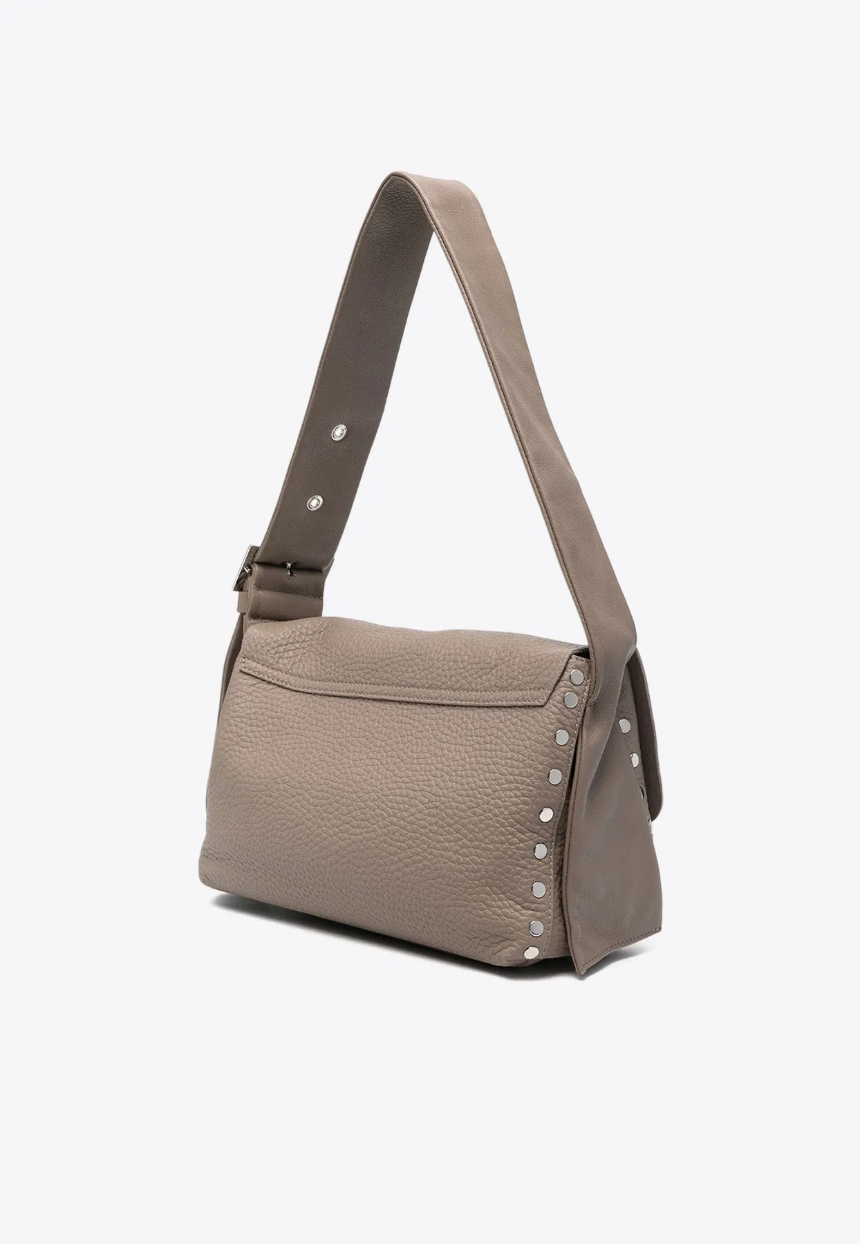 Small Postina Leather Shoulder Bag