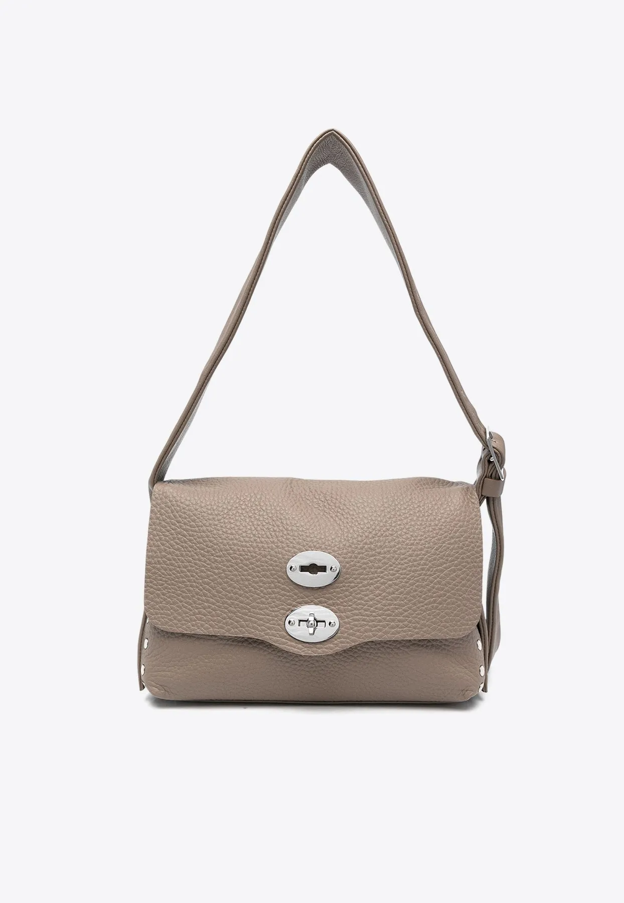 Small Postina Leather Shoulder Bag