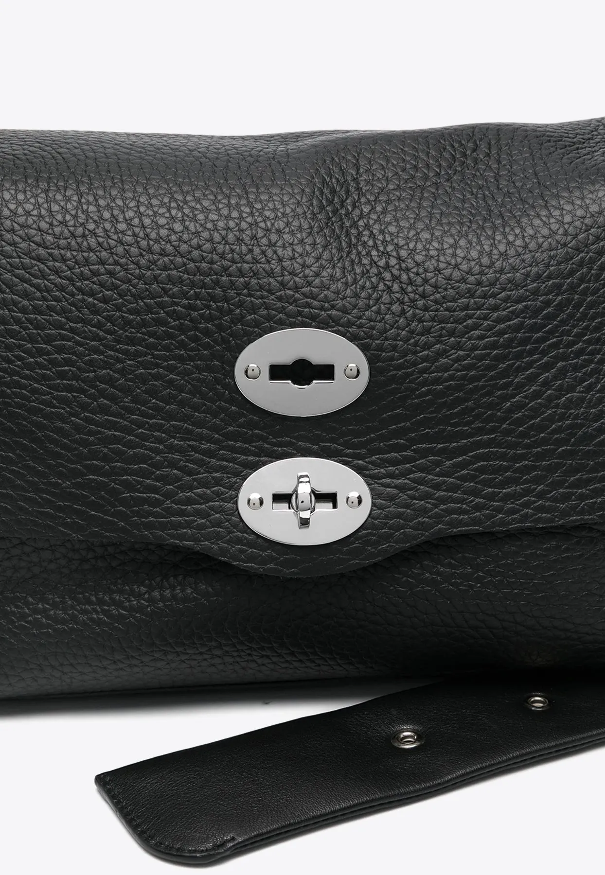 Small Postina Leather Shoulder Bag