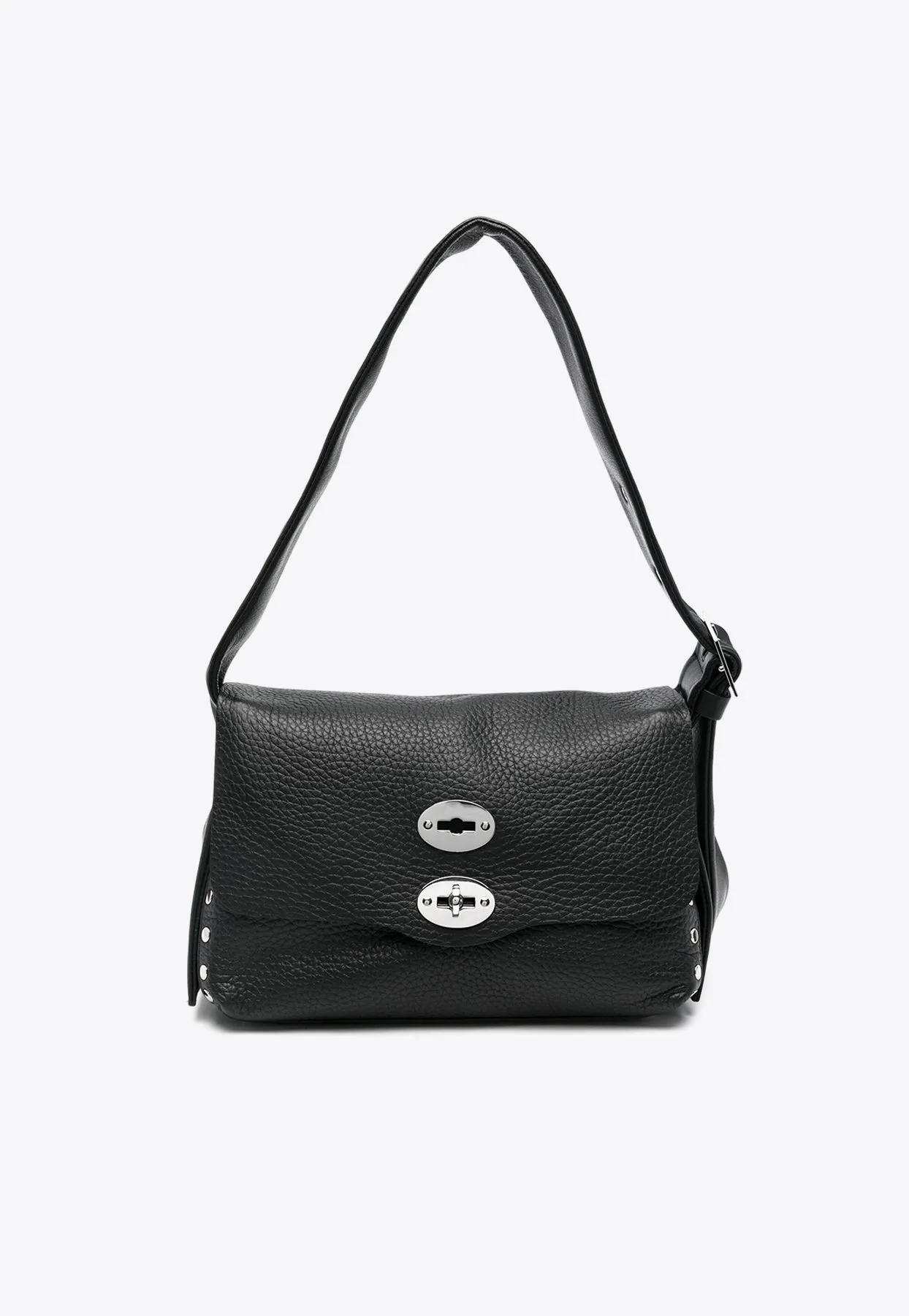 Small Postina Leather Shoulder Bag