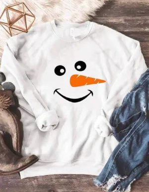 Snowman Face Sublimation Transfer