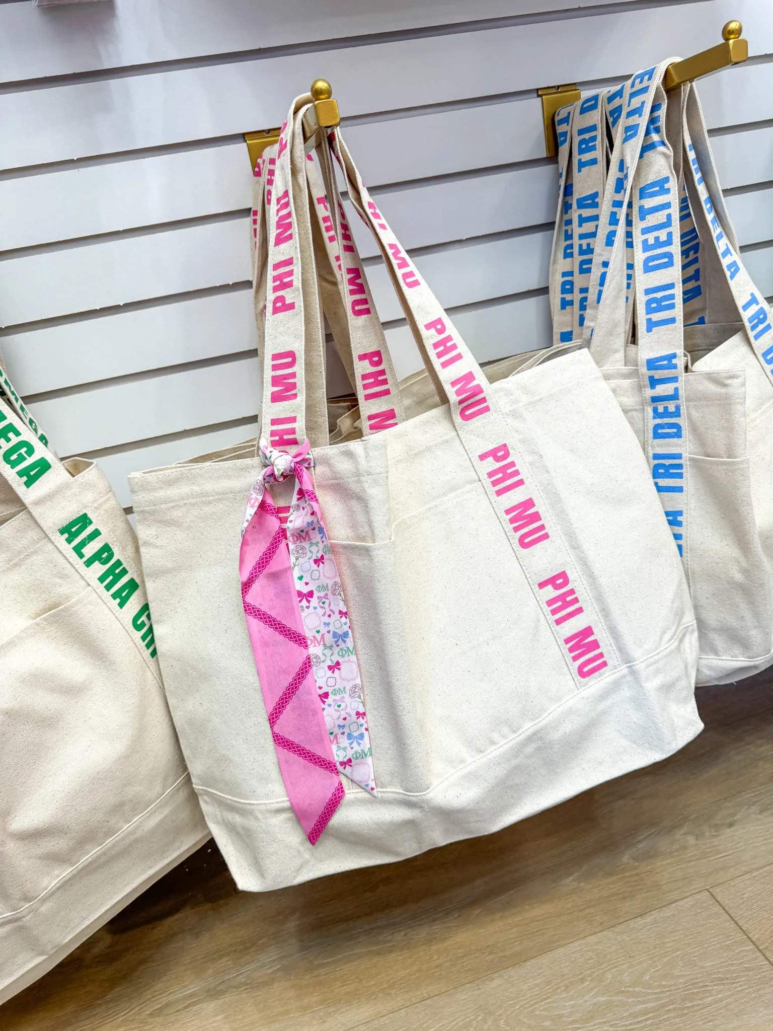 Sorority Large Canvas Tote Bag - WHOLESALE