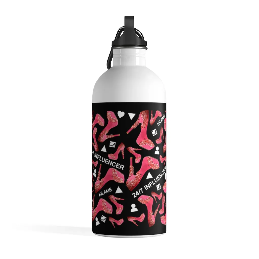 Stainless Steel Water Bottle '24/7 Influencer'