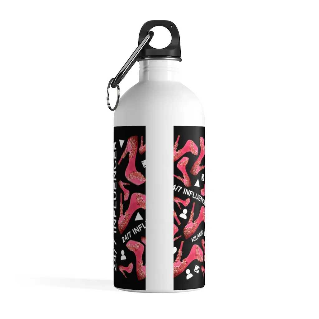 Stainless Steel Water Bottle '24/7 Influencer'