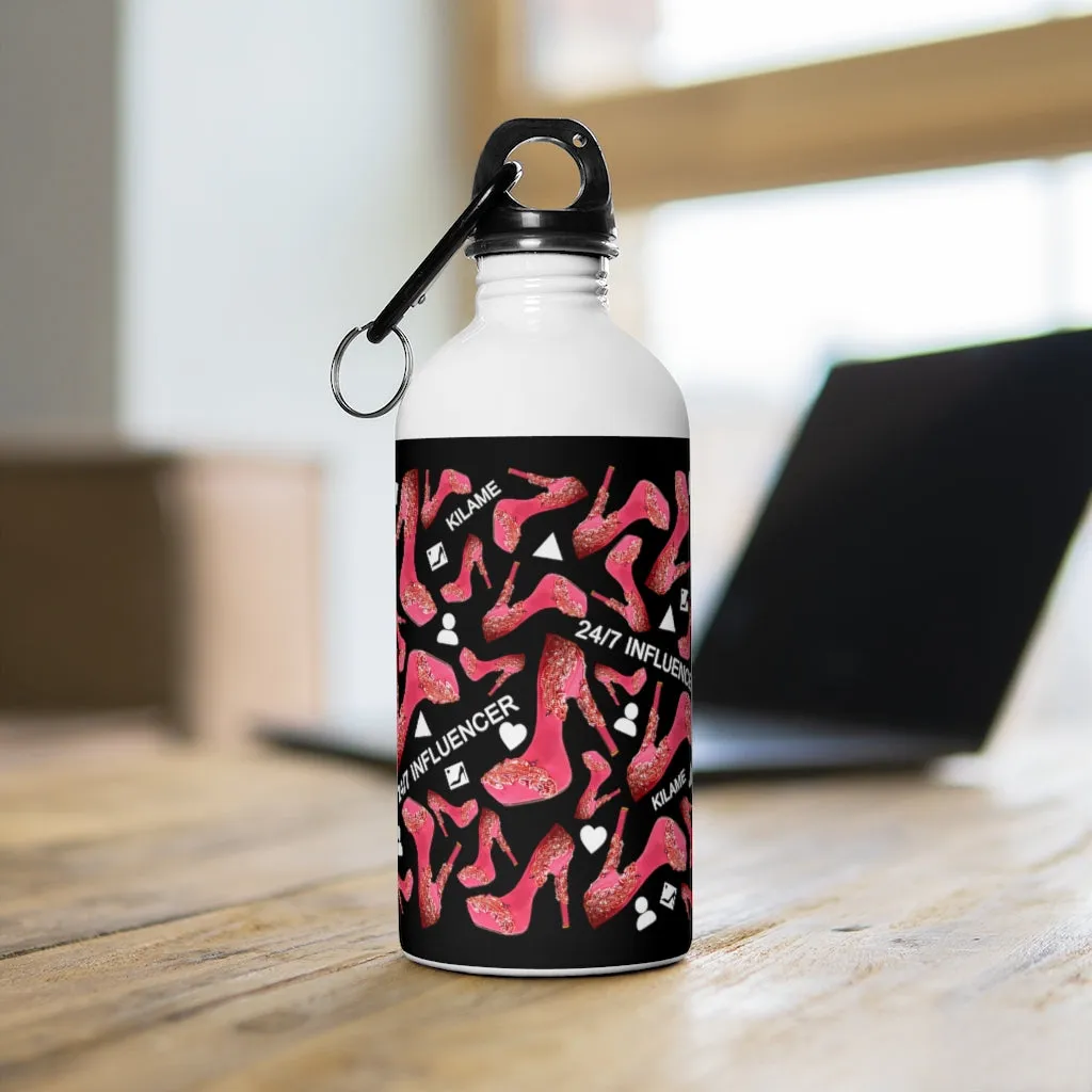 Stainless Steel Water Bottle '24/7 Influencer'