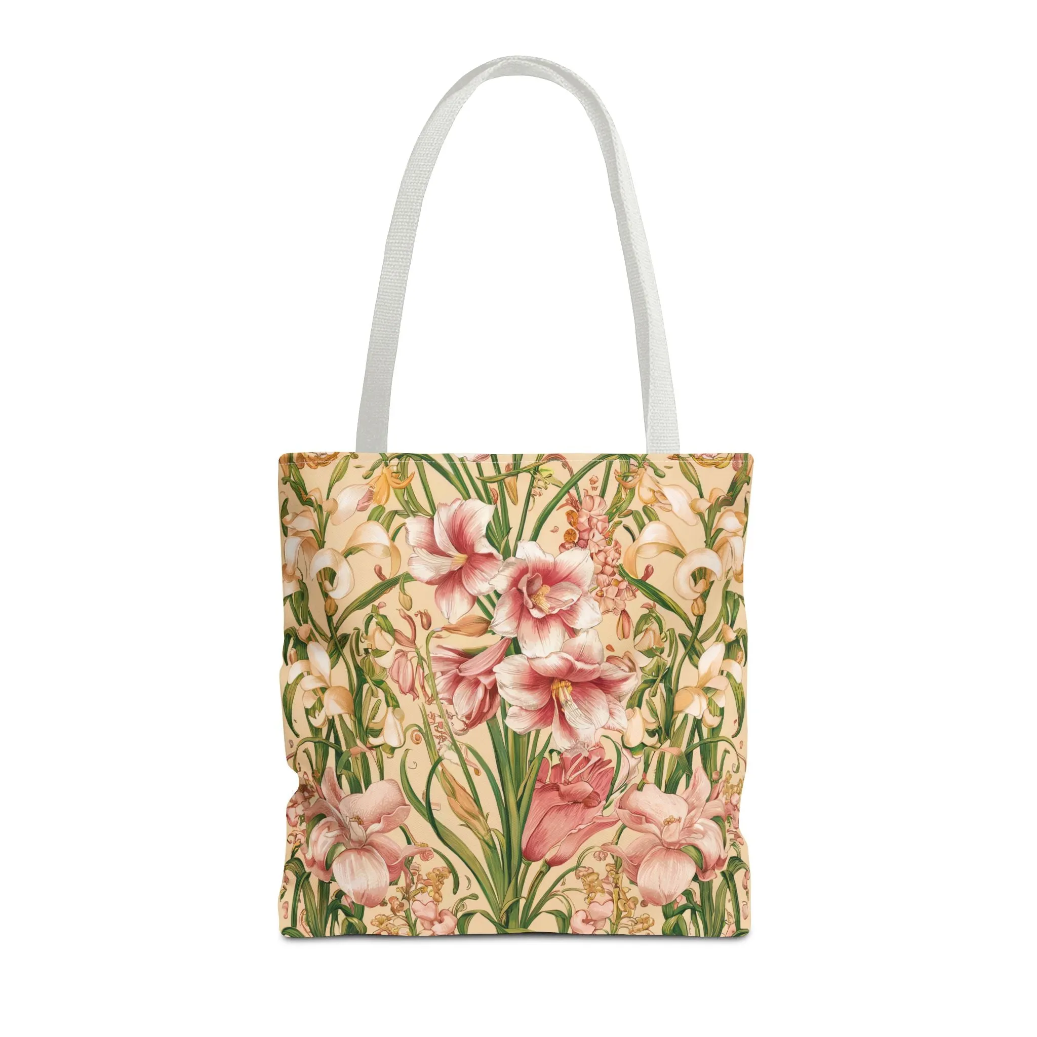 Star Lilies Enchantment Tote Bag - Carry Elegance and Charm Wherever You Go! Available in 3 sizes.