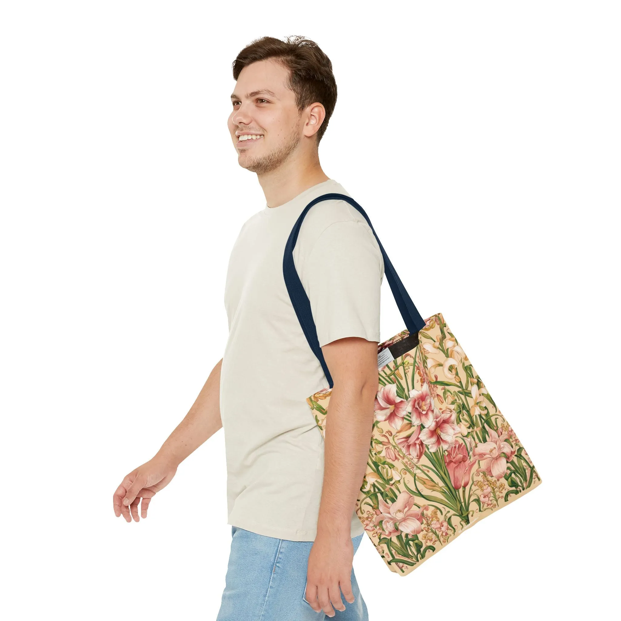 Star Lilies Enchantment Tote Bag - Carry Elegance and Charm Wherever You Go! Available in 3 sizes.