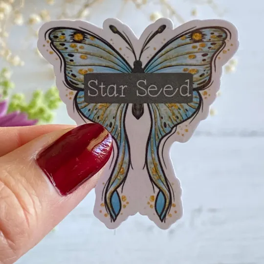 Star Seed Butterfly sticker