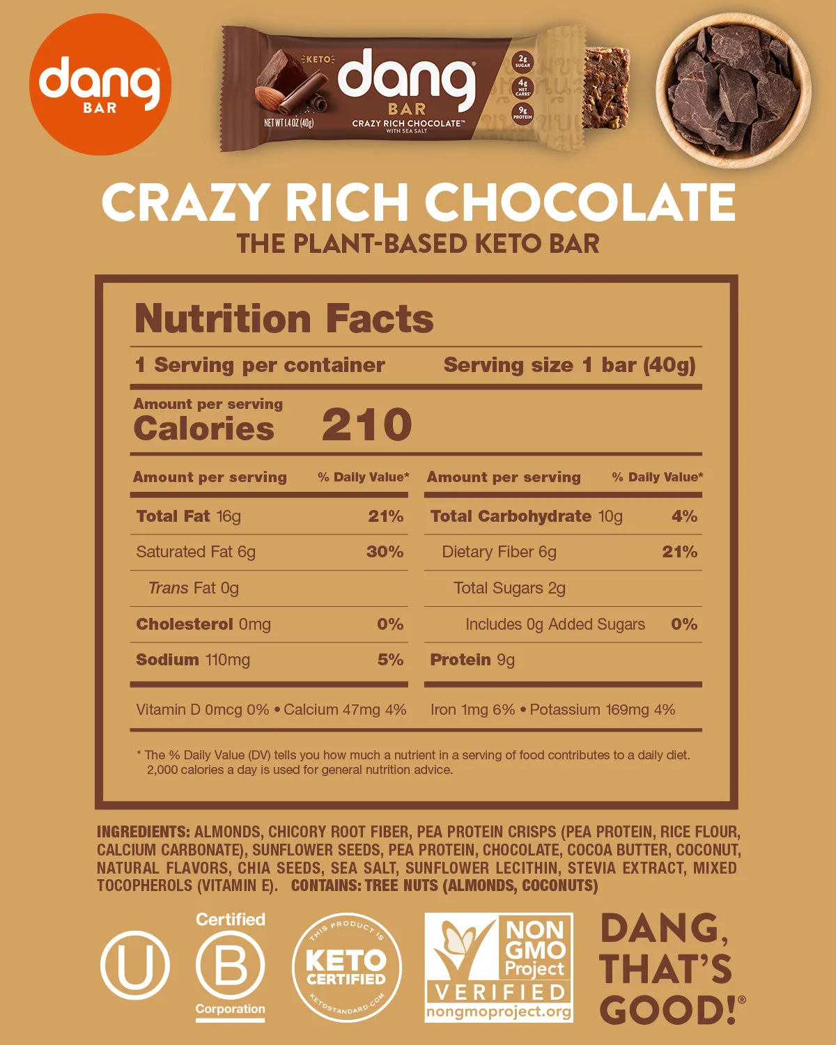 Stay-At-Home Bundle with Coconut Chips, Thai Rice Chips, Dang Bar (60 Count)